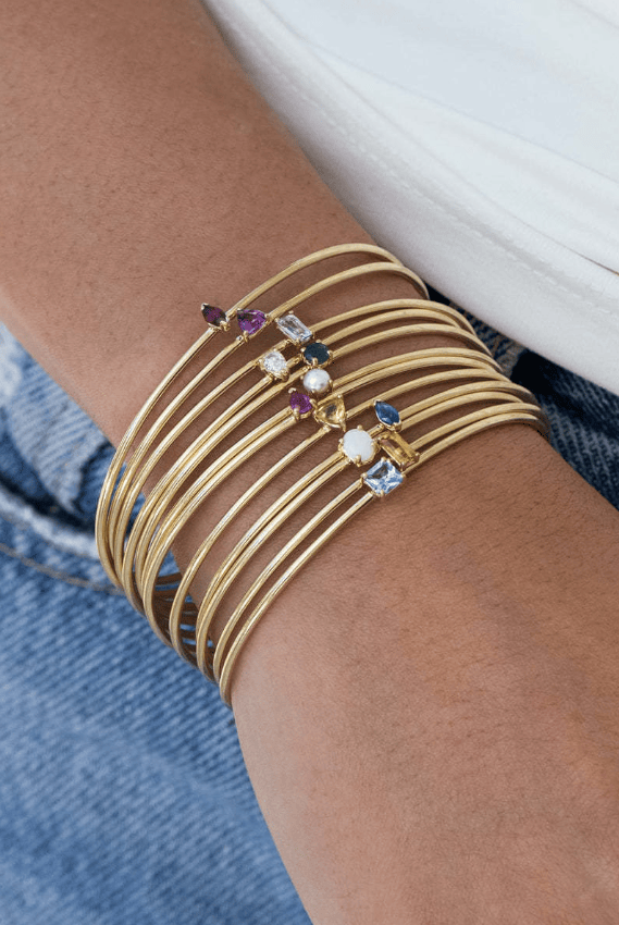 Stainless Steel Birthstone Bracelets-Jewelry-Krush Kandy, Women's Online Fashion Boutique Located in Phoenix, Arizona (Scottsdale Area)