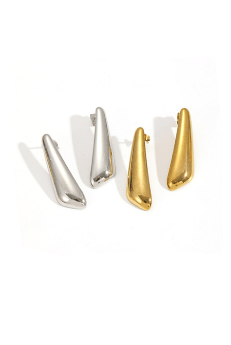 Stainless Steel Water Drop Minimalist Earrings-Jewelry-Krush Kandy, Women's Online Fashion Boutique Located in Phoenix, Arizona (Scottsdale Area)