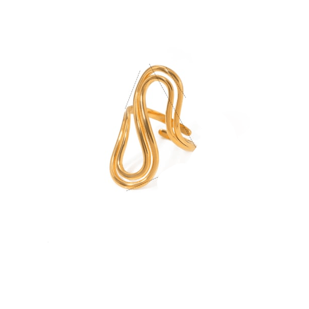 Stainless Steel Irregular Minimalist Band Ring-Jewelry-Krush Kandy, Women's Online Fashion Boutique Located in Phoenix, Arizona (Scottsdale Area)