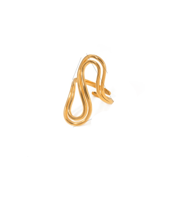 Stainless Steel Irregular Minimalist Band Ring-Jewelry-Krush Kandy, Women's Online Fashion Boutique Located in Phoenix, Arizona (Scottsdale Area)