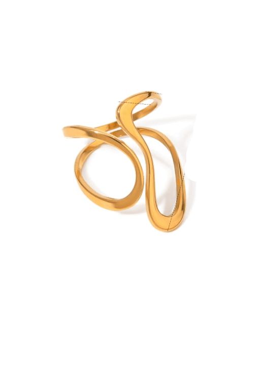 Stainless Steel Irregular Minimalist Band Ring-Jewelry-Krush Kandy, Women's Online Fashion Boutique Located in Phoenix, Arizona (Scottsdale Area)