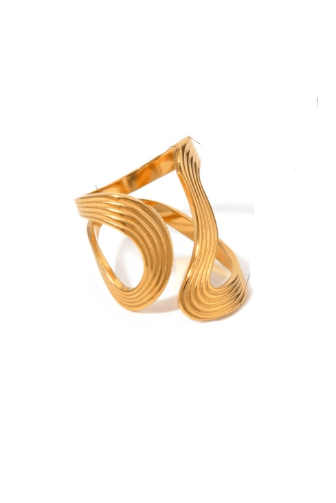 Stainless Steel Irregular Minimalist Band Ring-Jewelry-Krush Kandy, Women's Online Fashion Boutique Located in Phoenix, Arizona (Scottsdale Area)