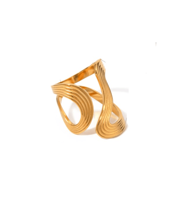 Stainless Steel Irregular Minimalist Band Ring-Jewelry-Krush Kandy, Women's Online Fashion Boutique Located in Phoenix, Arizona (Scottsdale Area)