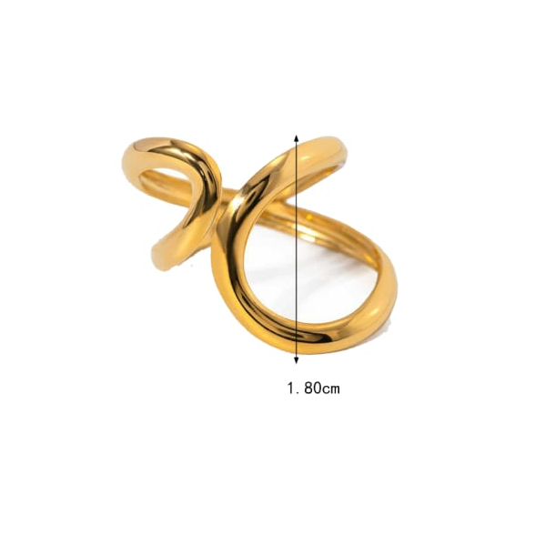 Stainless Steel Irregular Minimalist Band Ring-Jewelry-Krush Kandy, Women's Online Fashion Boutique Located in Phoenix, Arizona (Scottsdale Area)