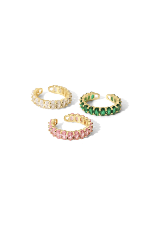 Adjustable Stainless Steel Rhinestone Geometric Dainty Ring-Jewelry-Krush Kandy, Women's Online Fashion Boutique Located in Phoenix, Arizona (Scottsdale Area)