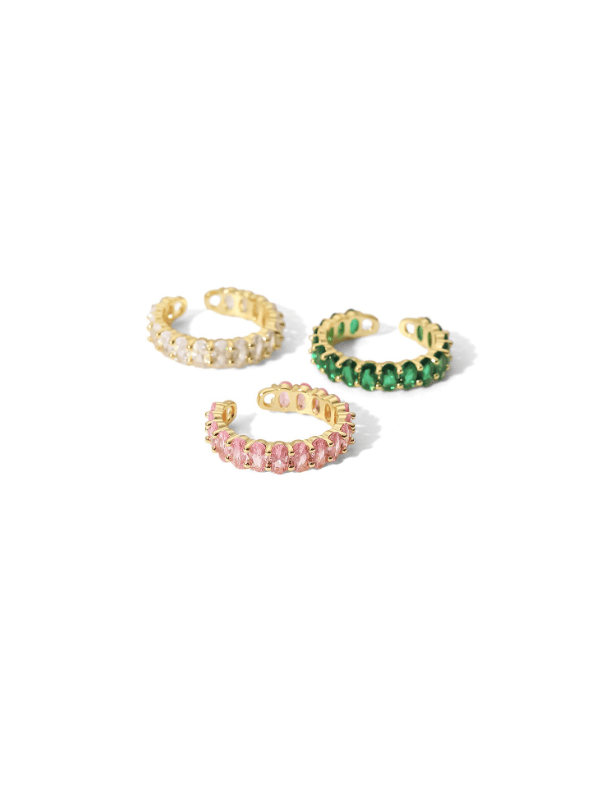 Adjustable Stainless Steel Rhinestone Geometric Dainty Ring-Jewelry-Krush Kandy, Women's Online Fashion Boutique Located in Phoenix, Arizona (Scottsdale Area)