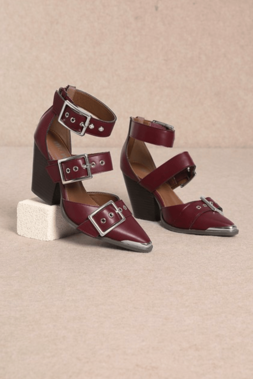 Hendrix Strappy Buckle Sandal-Sandals-Krush Kandy, Women's Online Fashion Boutique Located in Phoenix, Arizona (Scottsdale Area)