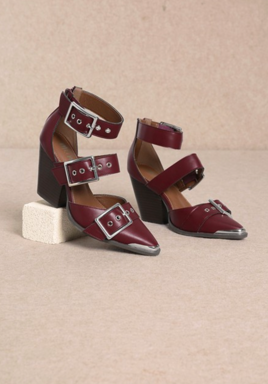 Hendrix Strappy Buckle Sandal-Sandals-Krush Kandy, Women's Online Fashion Boutique Located in Phoenix, Arizona (Scottsdale Area)