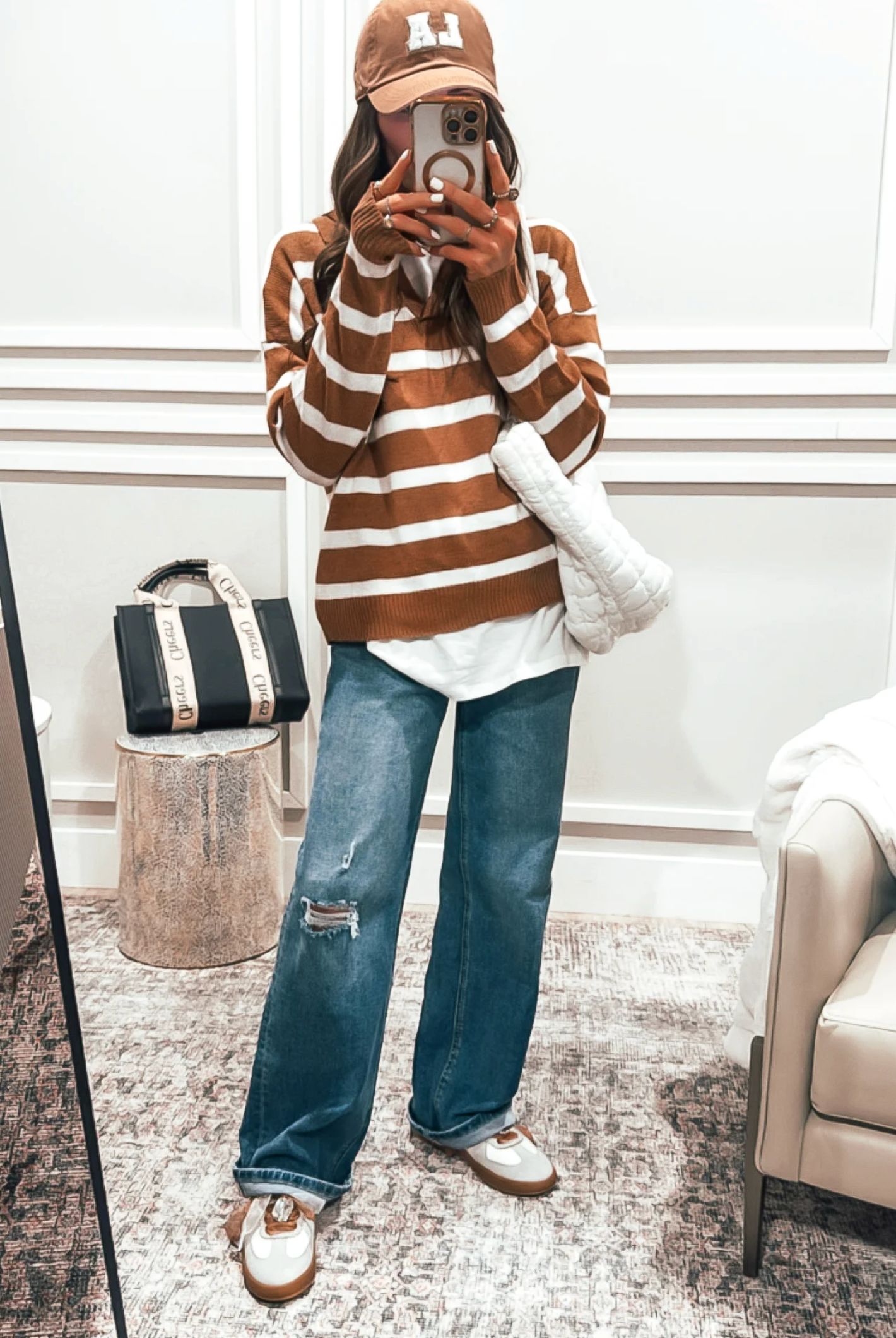 Coastal Stripes Knit Sweater-Sweaters-Krush Kandy, Women's Online Fashion Boutique Located in Phoenix, Arizona (Scottsdale Area)