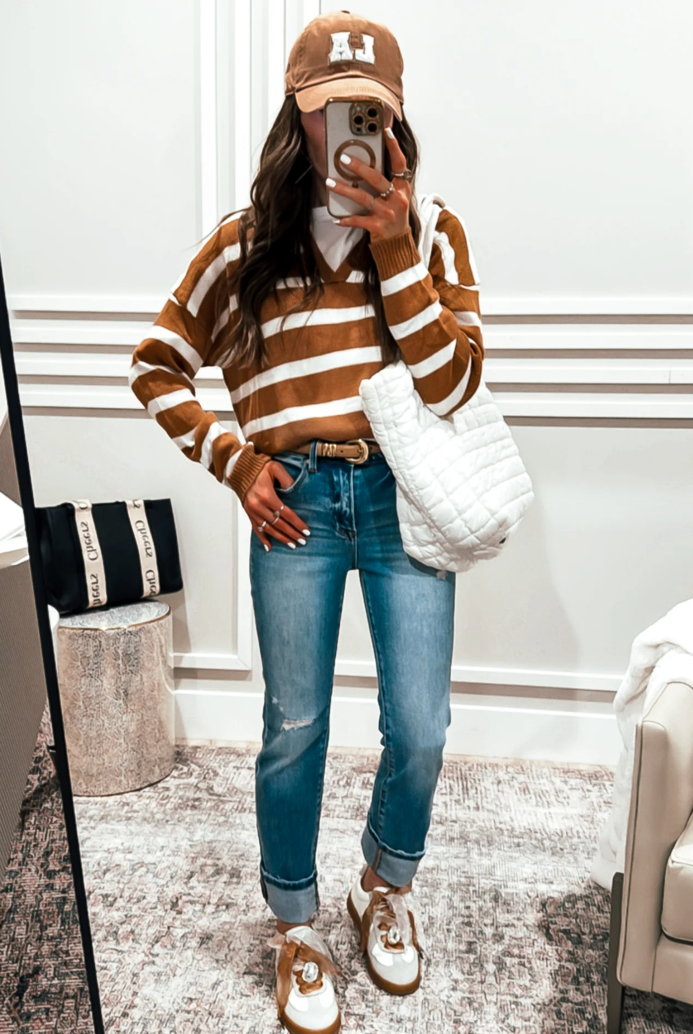 Coastal Stripes Knit Sweater-Sweaters-Krush Kandy, Women's Online Fashion Boutique Located in Phoenix, Arizona (Scottsdale Area)