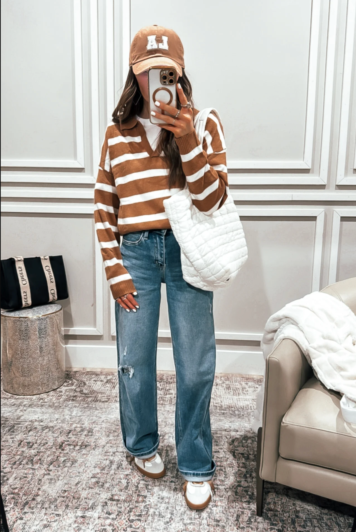 Coastal Stripes Knit Sweater-Sweaters-Krush Kandy, Women's Online Fashion Boutique Located in Phoenix, Arizona (Scottsdale Area)