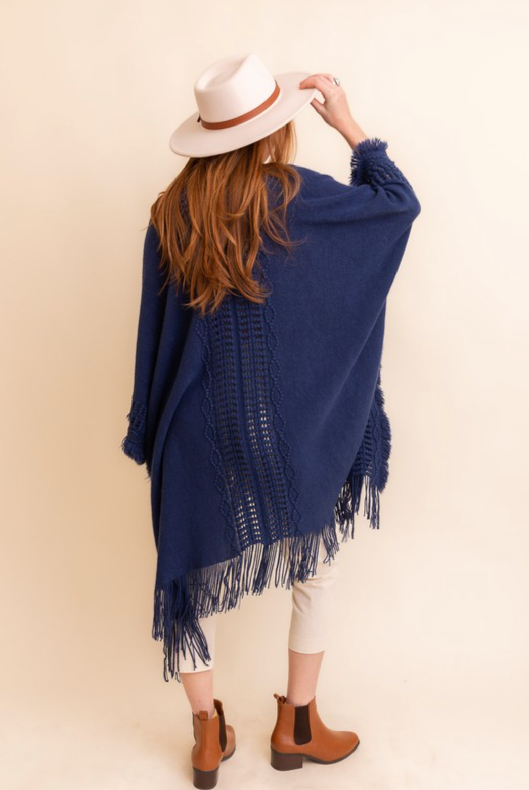 Open Bohemian Ruana Cardigan-Cardigans-Krush Kandy, Women's Online Fashion Boutique Located in Phoenix, Arizona (Scottsdale Area)