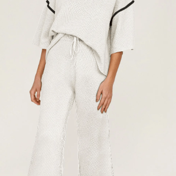 LUXE Contrast Trim 2pc Set-2 Piece Outfit Sets-Krush Kandy, Women's Online Fashion Boutique Located in Phoenix, Arizona (Scottsdale Area)