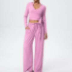 Tie Waist Pant Set-Sets-Krush Kandy, Women's Online Fashion Boutique Located in Phoenix, Arizona (Scottsdale Area)