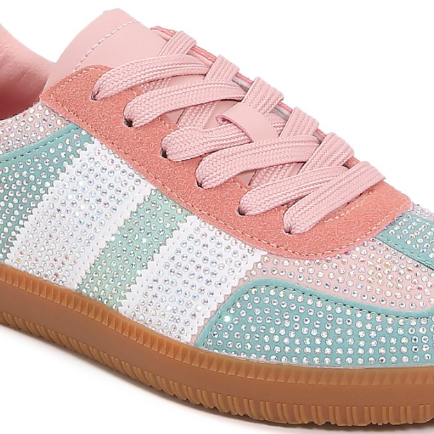 Sorbet Skies Rhinestone Bling Sneakers