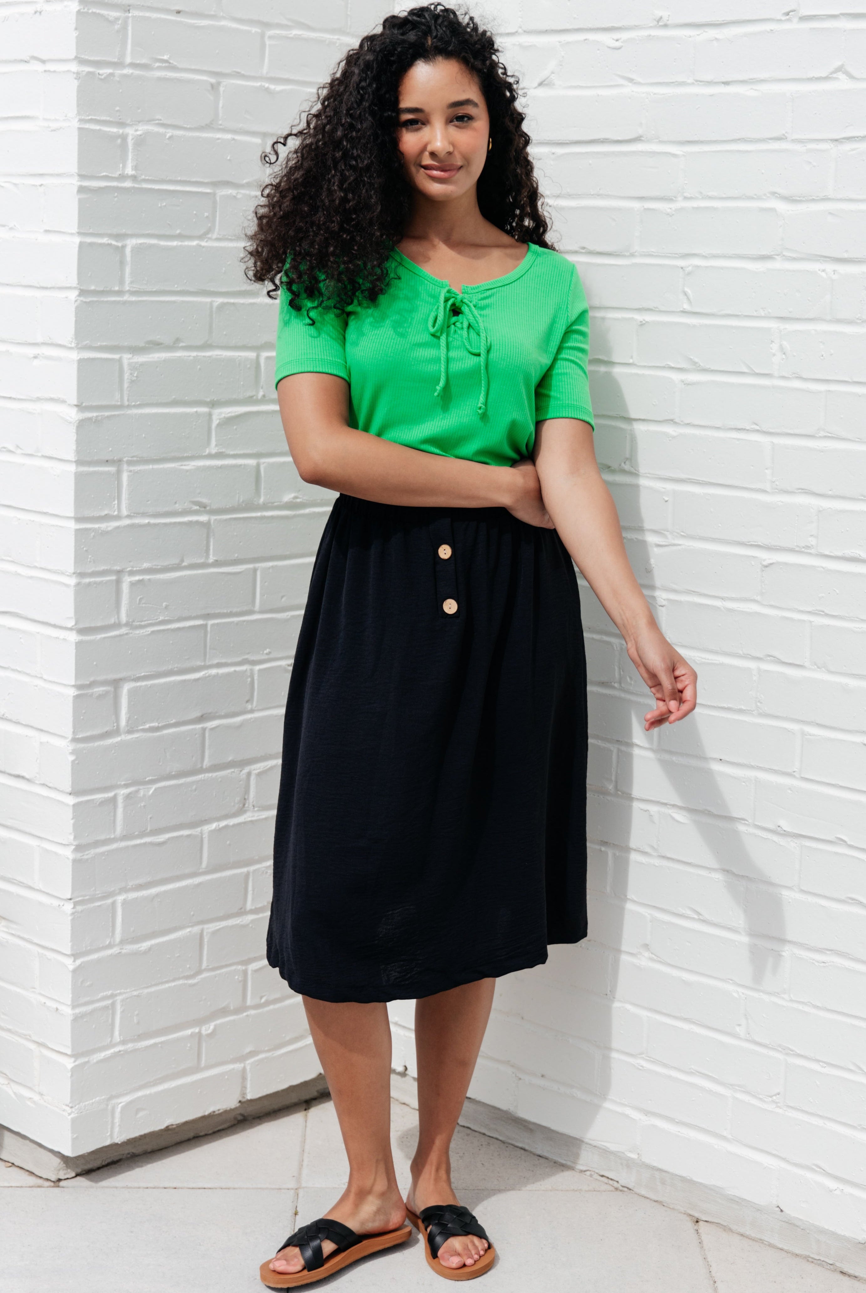 She's a Scholar Mid-Length Skirt-Skirts-Krush Kandy, Women's Online Fashion Boutique Located in Phoenix, Arizona (Scottsdale Area)