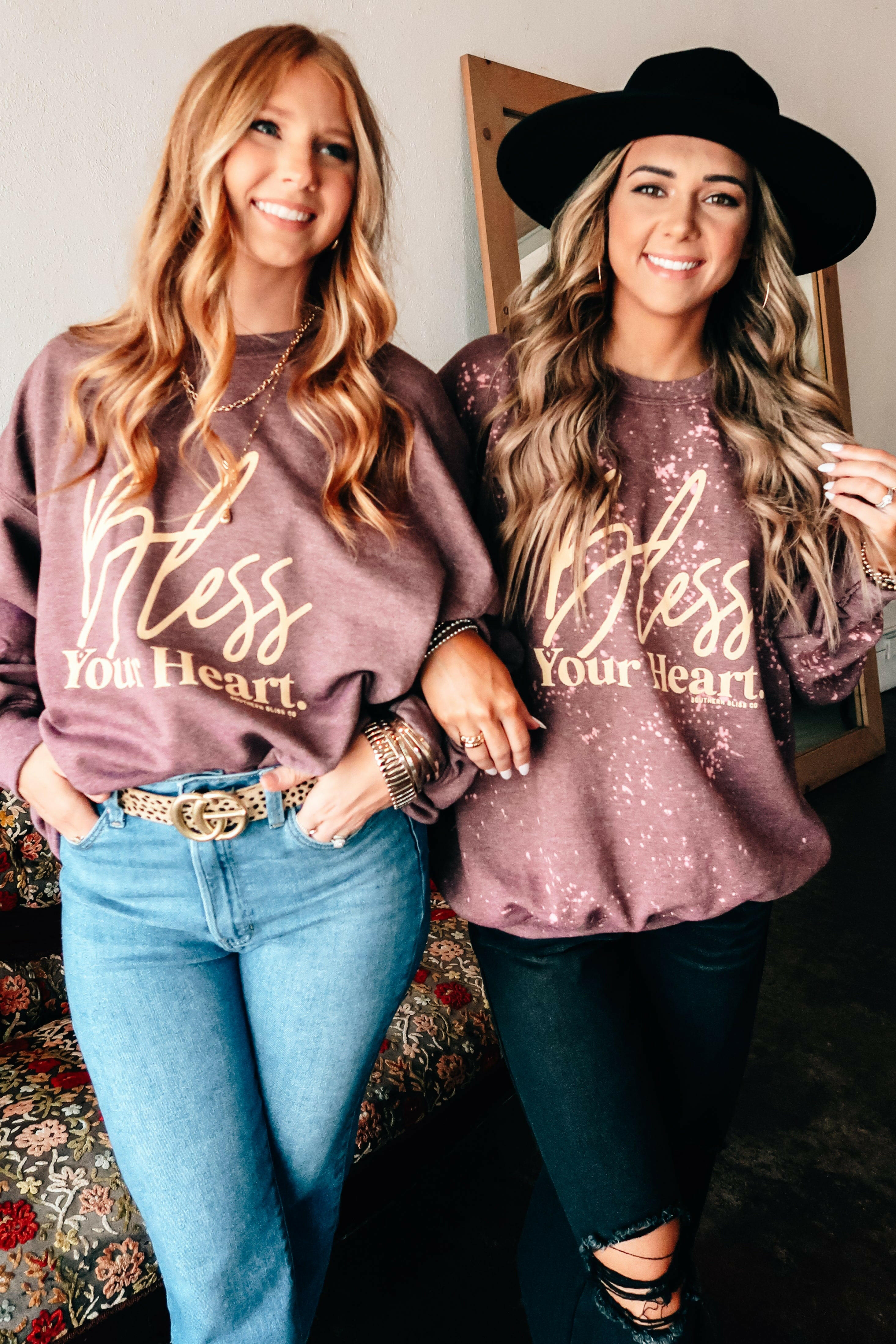 Bless Your Heart Solid Sweatshirt-Sweatshirt-Krush Kandy, Women's Online Fashion Boutique Located in Phoenix, Arizona (Scottsdale Area)