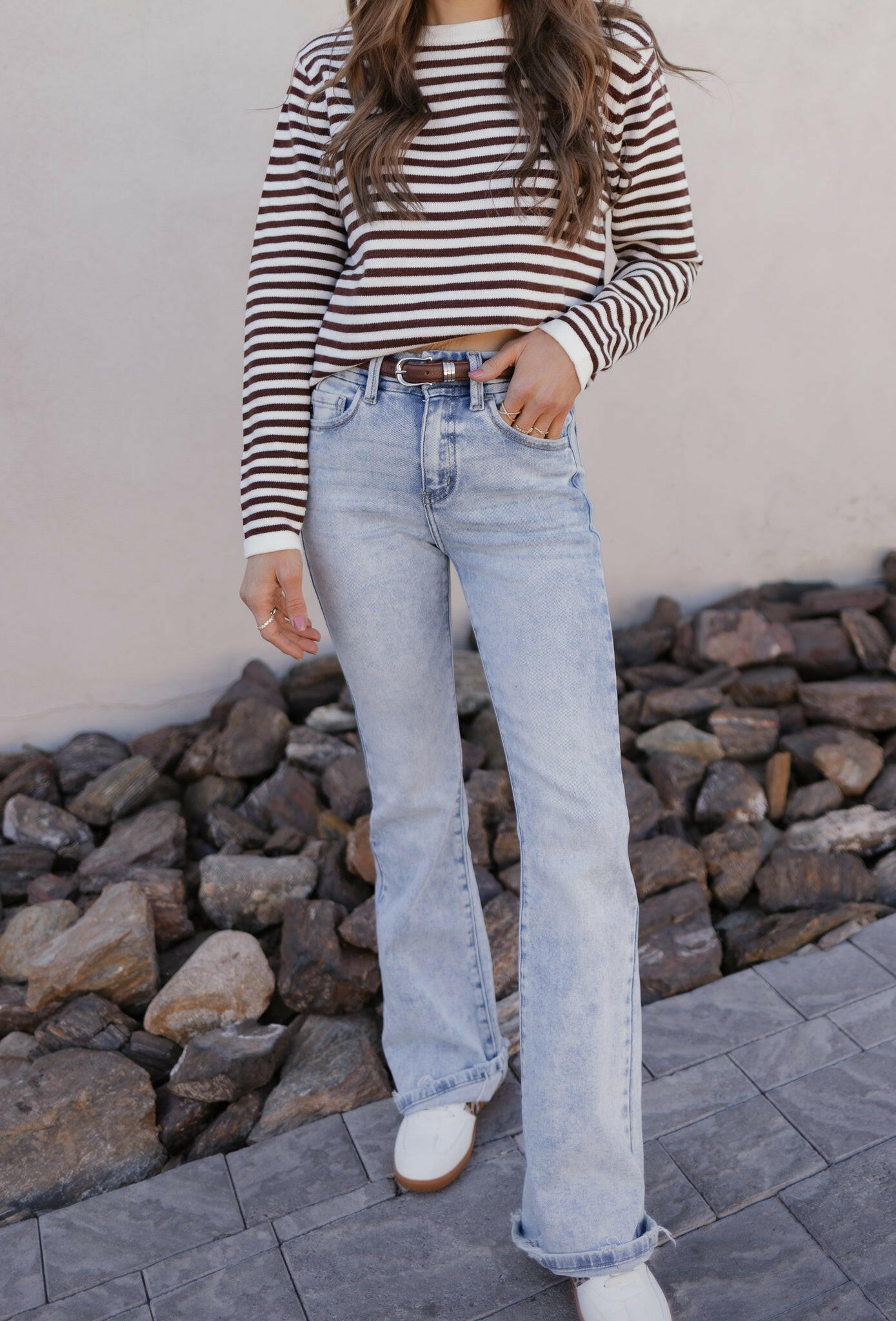 Strut Your Stuff High Rise Kancan Flare Jeans-Jeans-Krush Kandy, Women's Online Fashion Boutique Located in Phoenix, Arizona (Scottsdale Area)