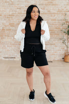 Sun or Shade Zip Up Jacket in Off White-Jackets-Krush Kandy, Women's Online Fashion Boutique Located in Phoenix, Arizona (Scottsdale Area)