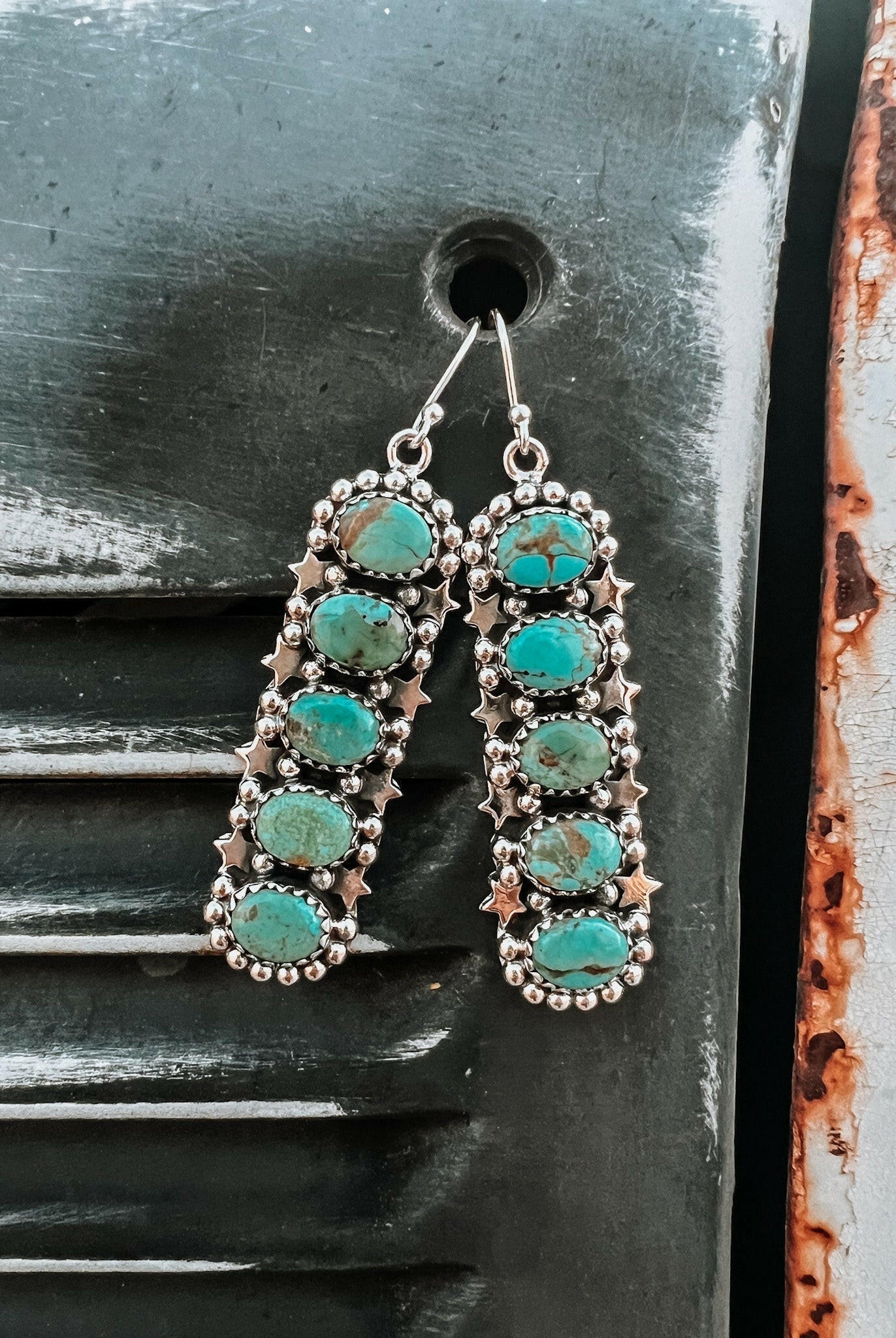 Texan Star Drop Turquoise Earring-Krush Kandy, Women's Online Fashion Boutique Located in Phoenix, Arizona (Scottsdale Area)