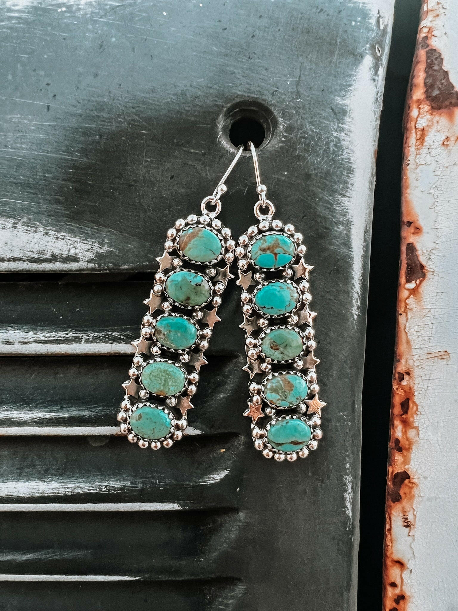 Texan Star Drop Turquoise Earring-Krush Kandy, Women's Online Fashion Boutique Located in Phoenix, Arizona (Scottsdale Area)