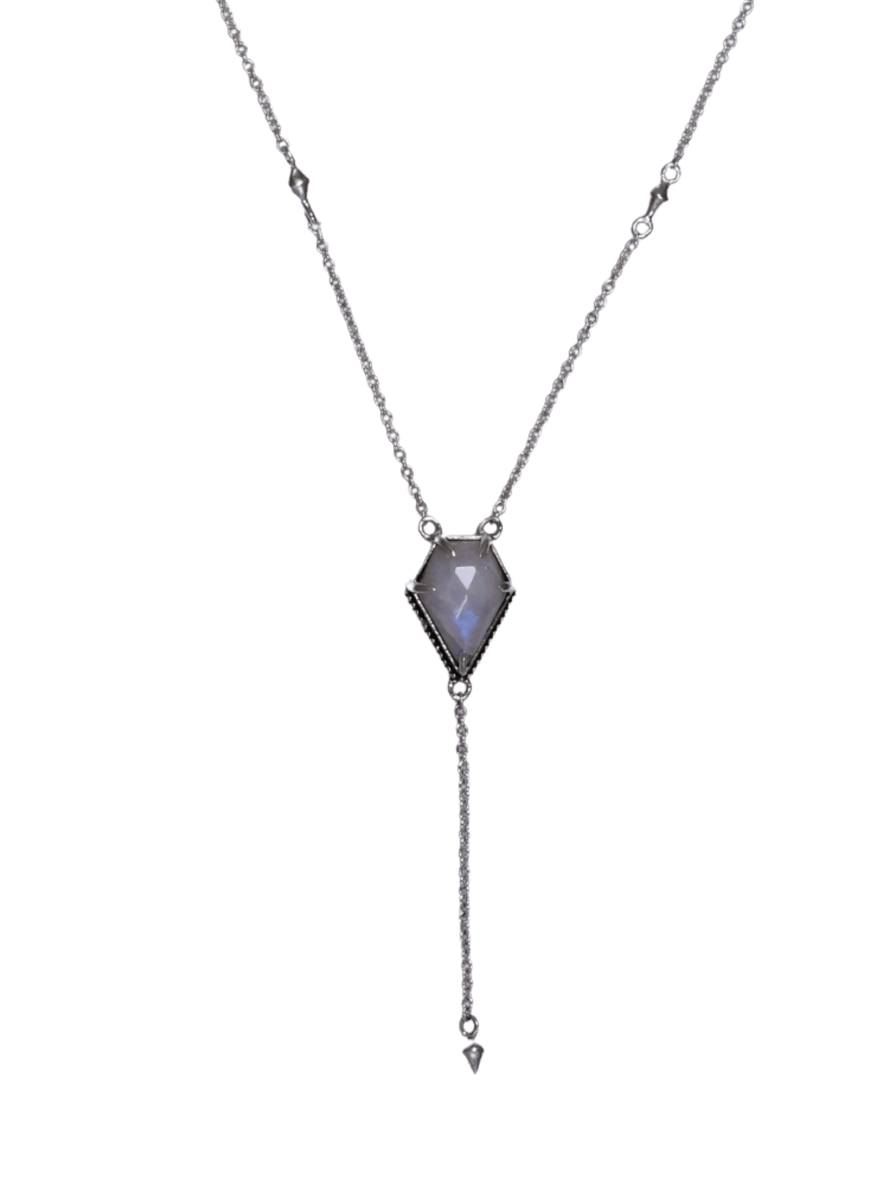 Victoria's Lariat Stone Slab Necklace-Necklaces-Krush Kandy, Women's Online Fashion Boutique Located in Phoenix, Arizona (Scottsdale Area)