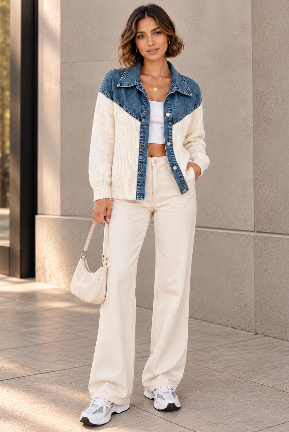 Urban Denim and Cream Street Style.png