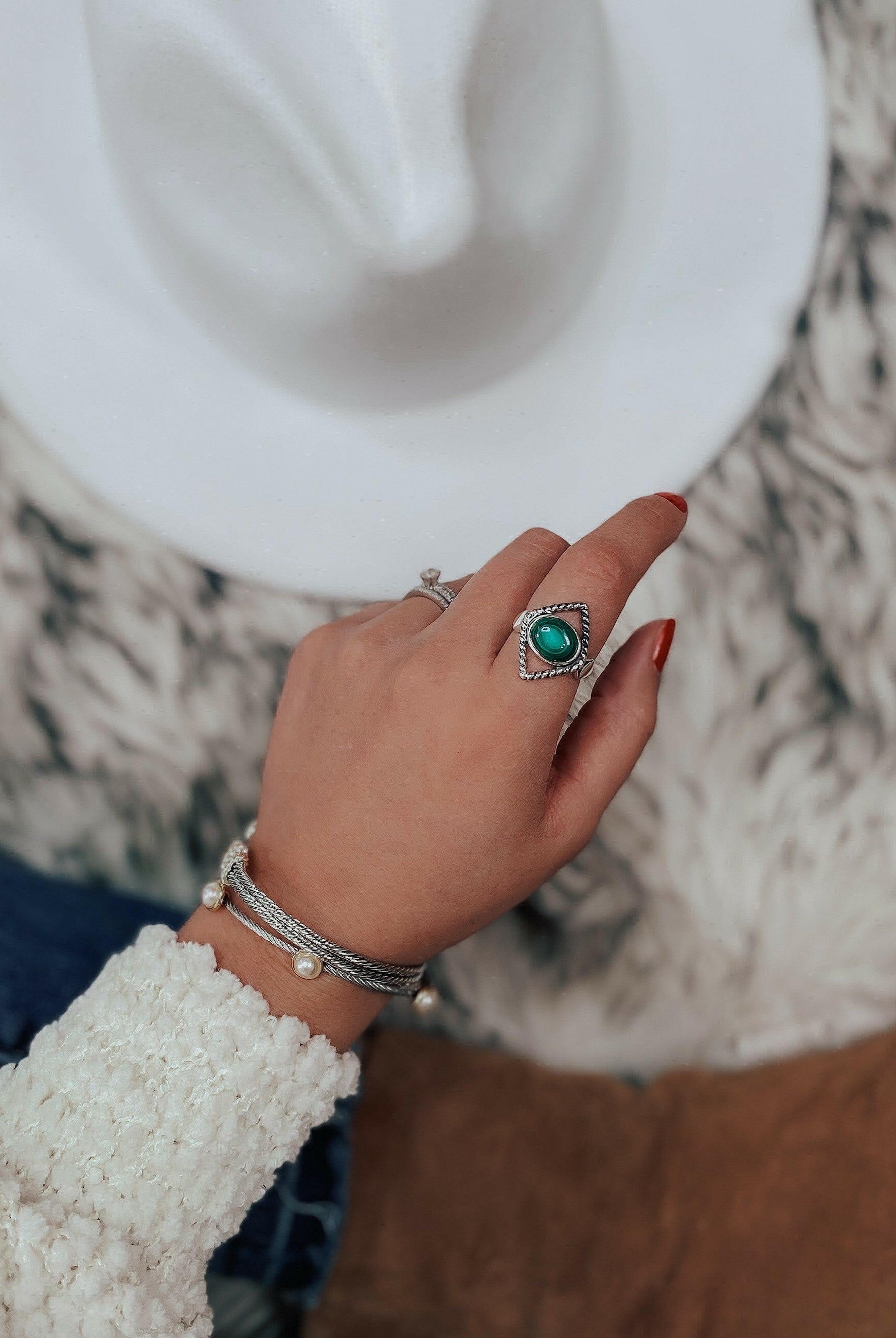 (4 stone options!) Lead the Way Arrow Sterling Silver Ring-Rings-Krush Kandy, Women's Online Fashion Boutique Located in Phoenix, Arizona (Scottsdale Area)