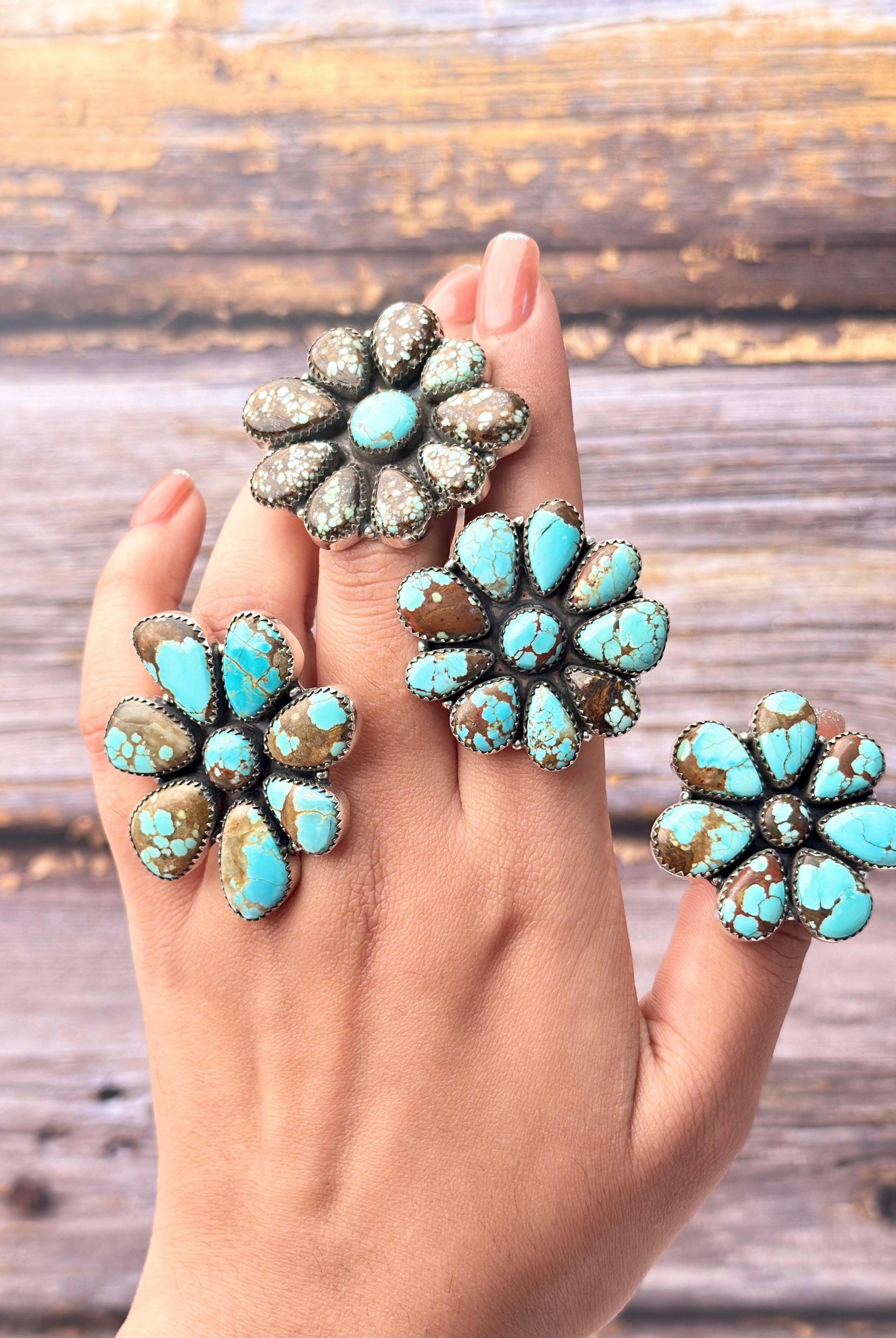 All Mine 8 Cluster Rings-Ring Sizers-Krush Kandy, Women's Online Fashion Boutique Located in Phoenix, Arizona (Scottsdale Area)