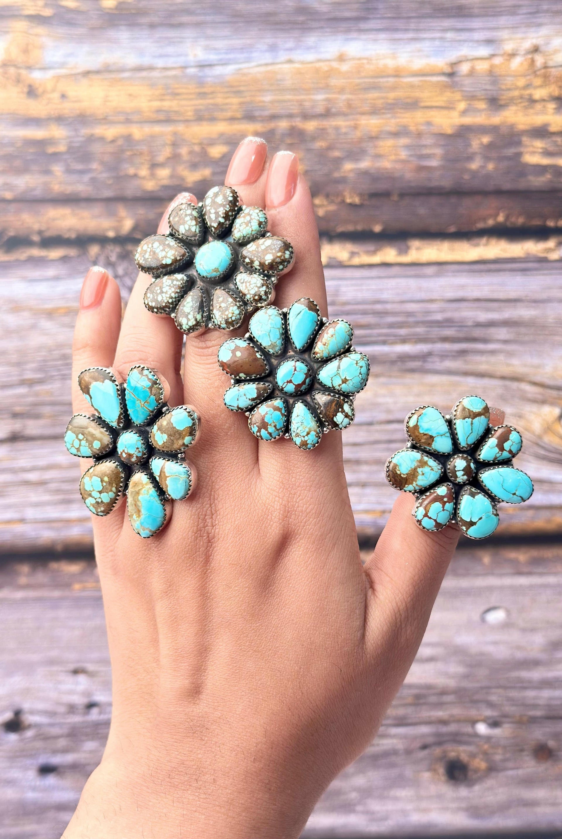 All Mine 8 Cluster Rings-Ring Sizers-Krush Kandy, Women's Online Fashion Boutique Located in Phoenix, Arizona (Scottsdale Area)