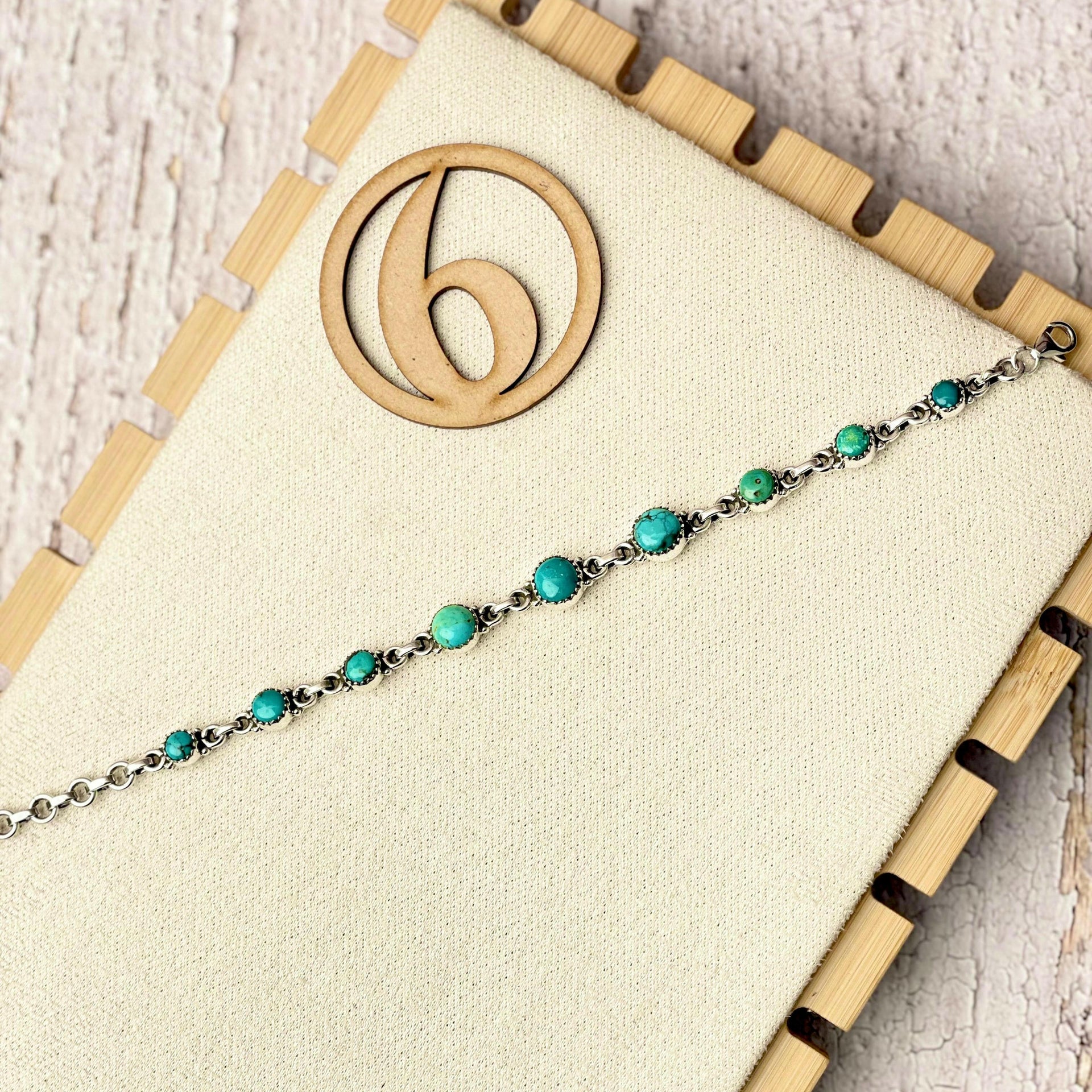 One Of A Kind Hubei Turquoise Bracelets-Bracelets-Krush Kandy, Women's Online Fashion Boutique Located in Phoenix, Arizona (Scottsdale Area)