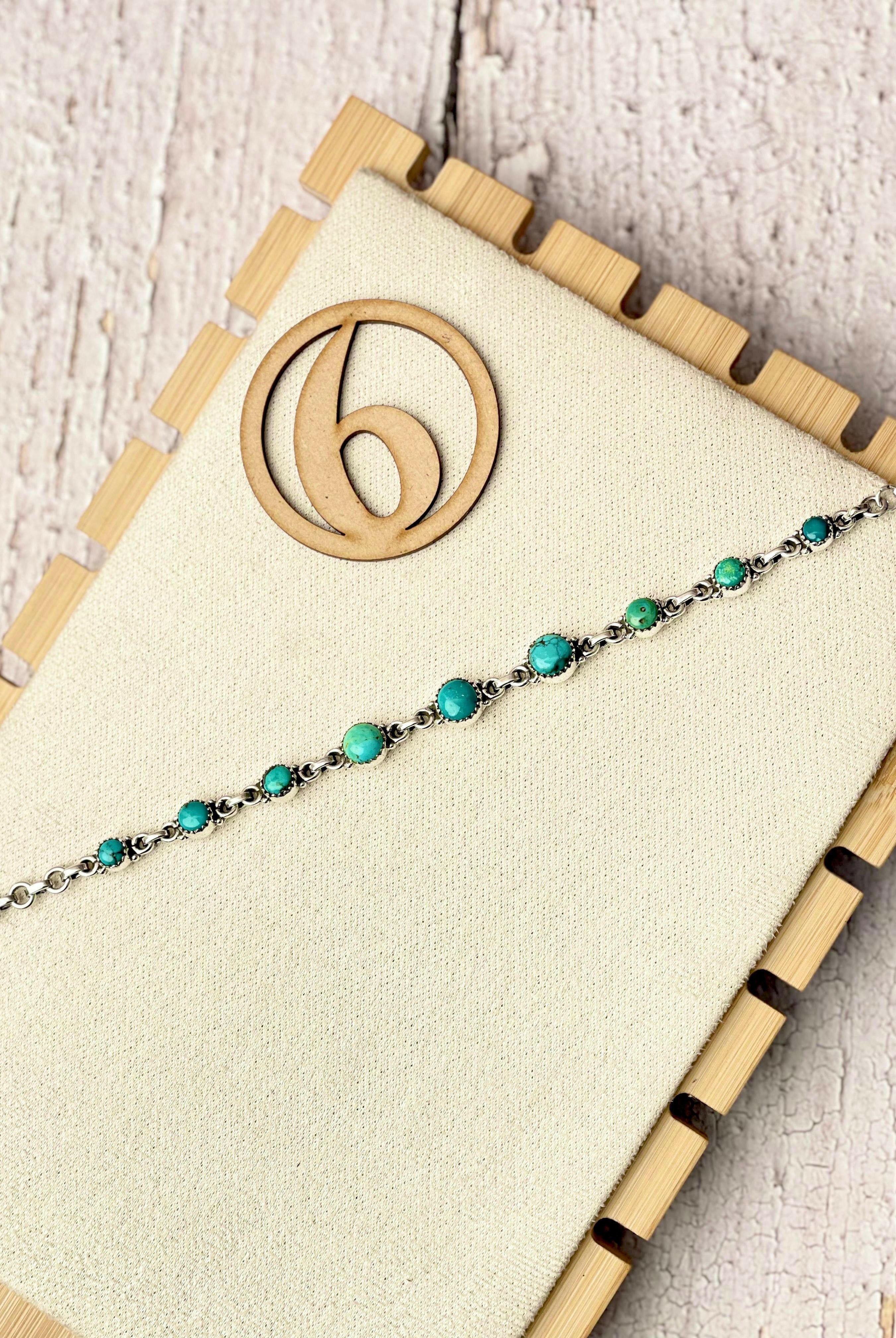 One Of A Kind Hubei Turquoise Bracelets-Bracelets-Krush Kandy, Women's Online Fashion Boutique Located in Phoenix, Arizona (Scottsdale Area)