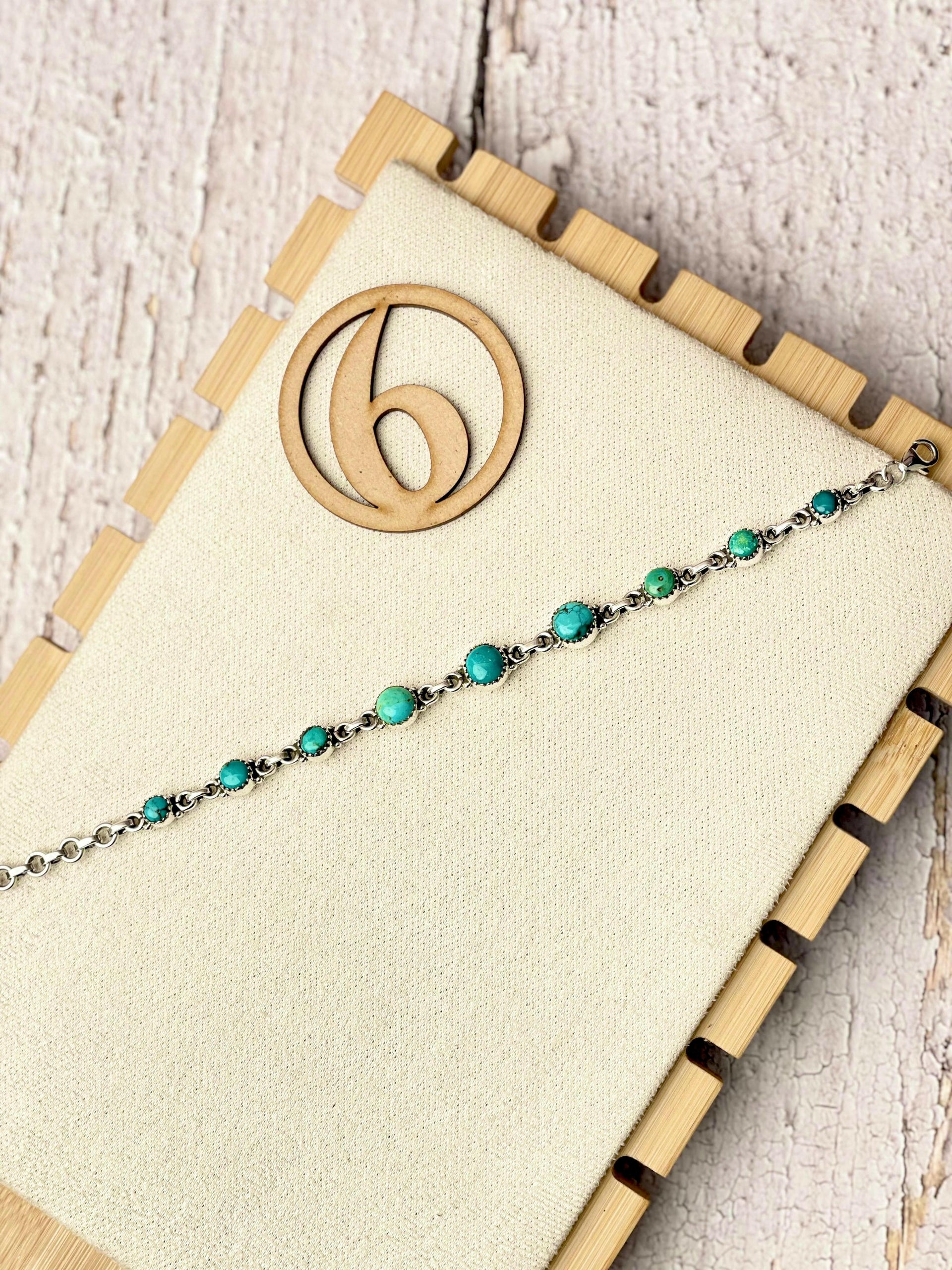 One Of A Kind Hubei Turquoise Bracelets-Bracelets-Krush Kandy, Women's Online Fashion Boutique Located in Phoenix, Arizona (Scottsdale Area)