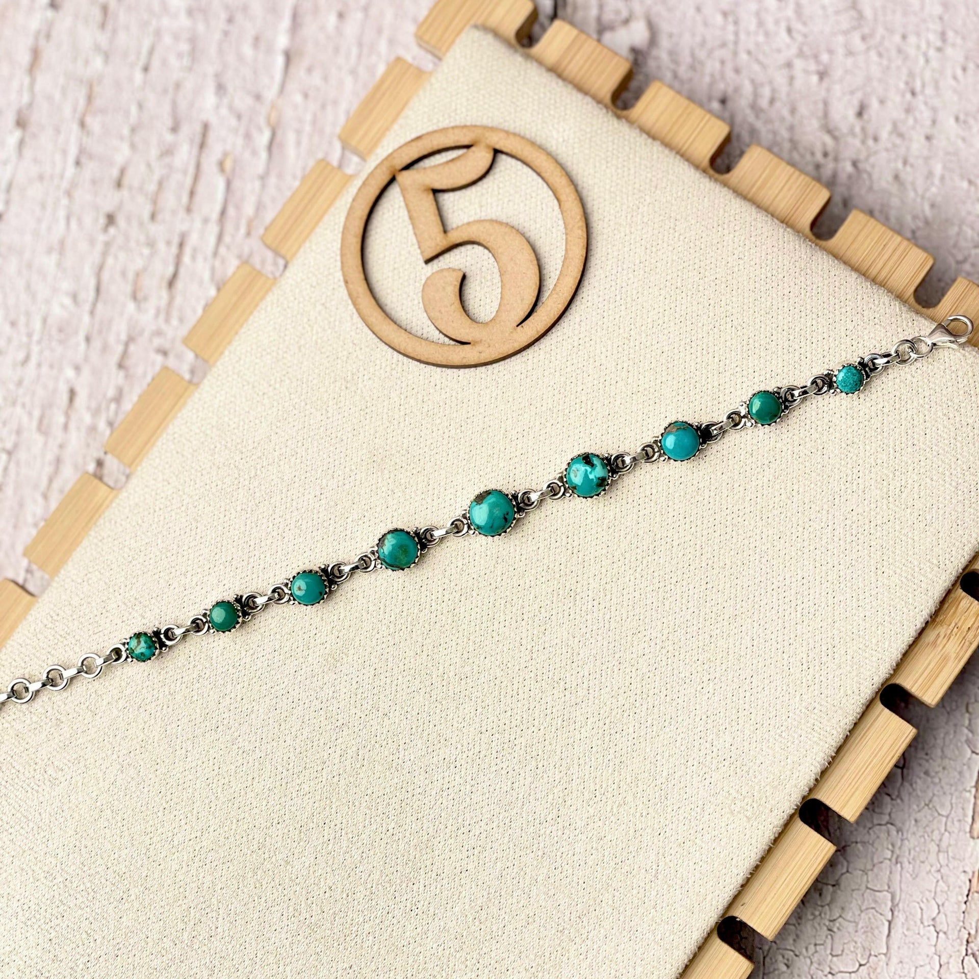 One Of A Kind Hubei Turquoise Bracelets-Bracelets-Krush Kandy, Women's Online Fashion Boutique Located in Phoenix, Arizona (Scottsdale Area)