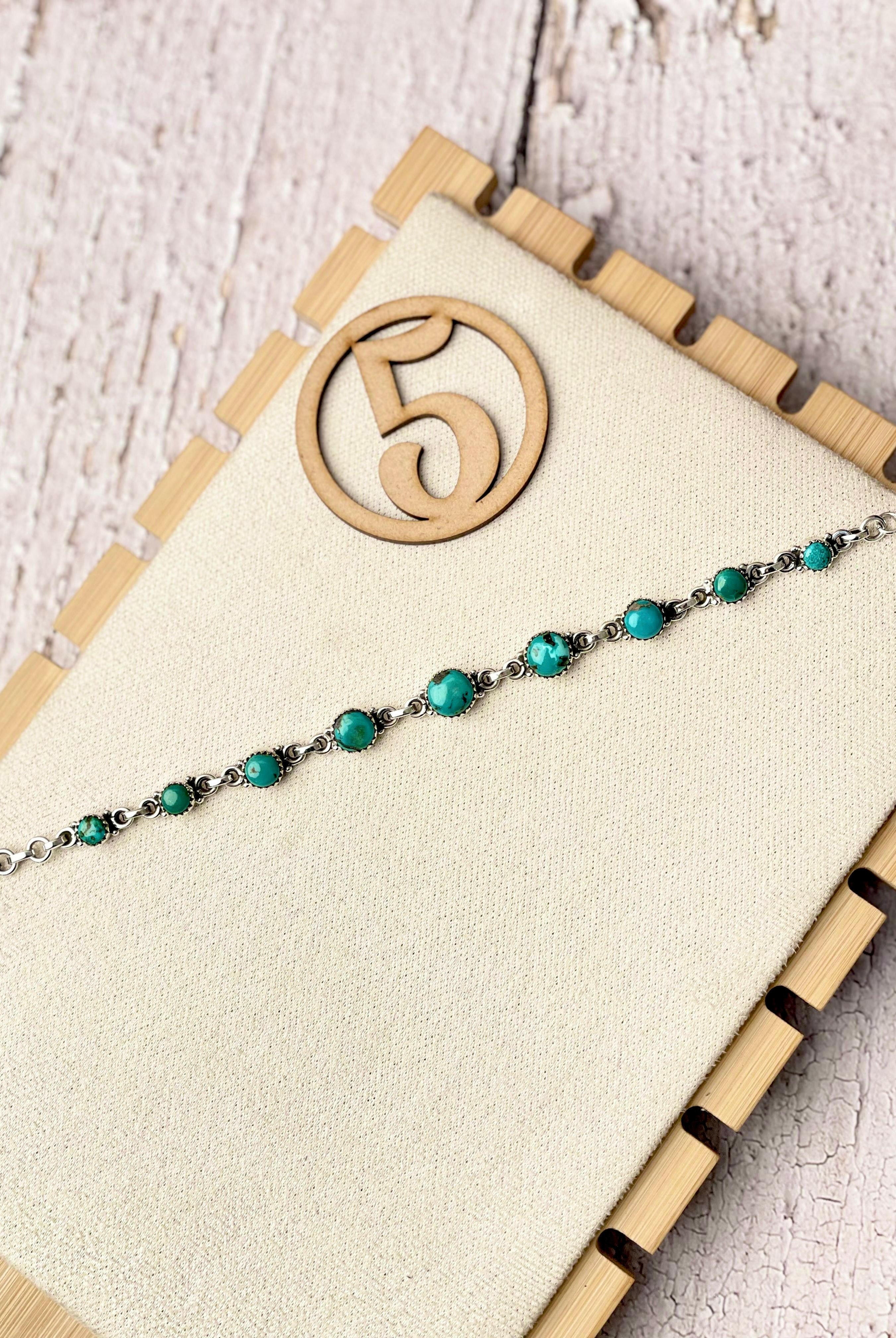One Of A Kind Hubei Turquoise Bracelets-Bracelets-Krush Kandy, Women's Online Fashion Boutique Located in Phoenix, Arizona (Scottsdale Area)