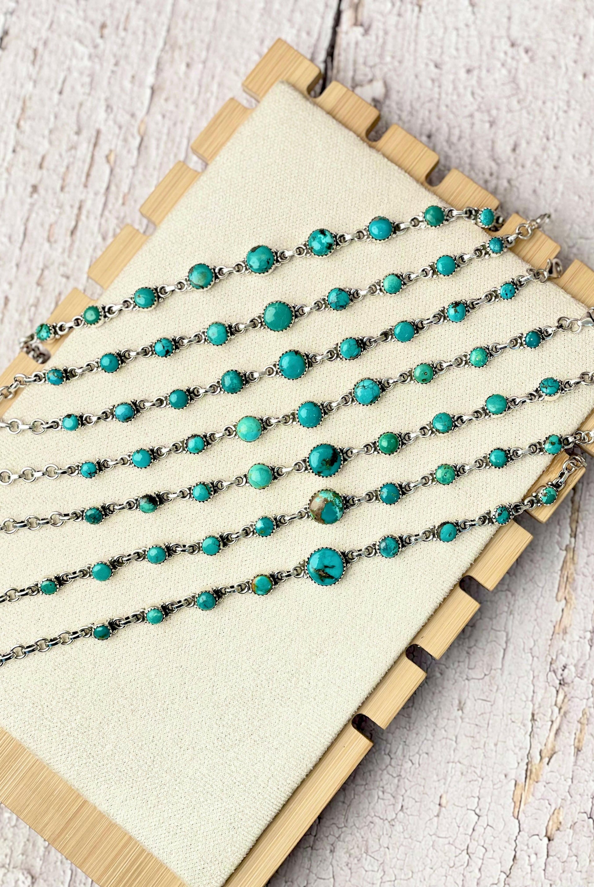 One Of A Kind Hubei Turquoise Bracelets-Bracelets-Krush Kandy, Women's Online Fashion Boutique Located in Phoenix, Arizona (Scottsdale Area)