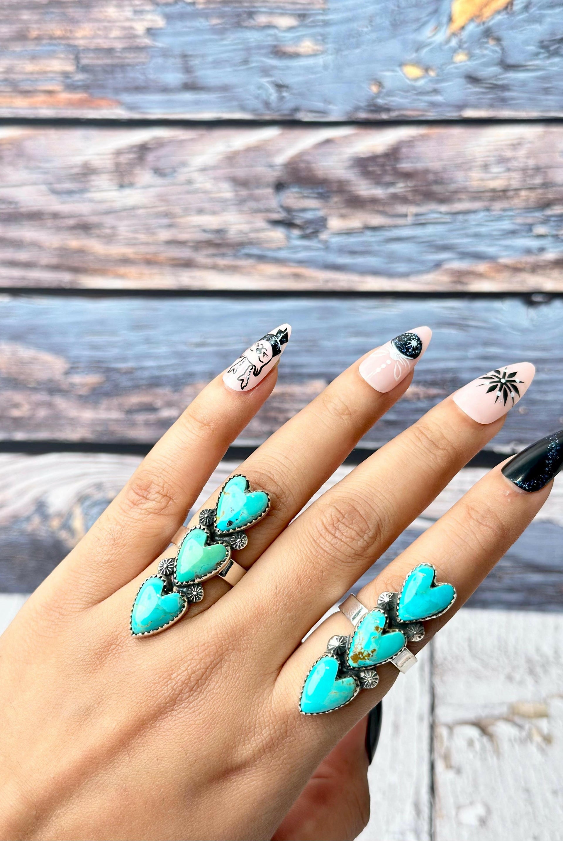 Yours Truly Turquoise Heart Ring MADE TO ORDER-Ring Sizers-Krush Kandy, Women's Online Fashion Boutique Located in Phoenix, Arizona (Scottsdale Area)