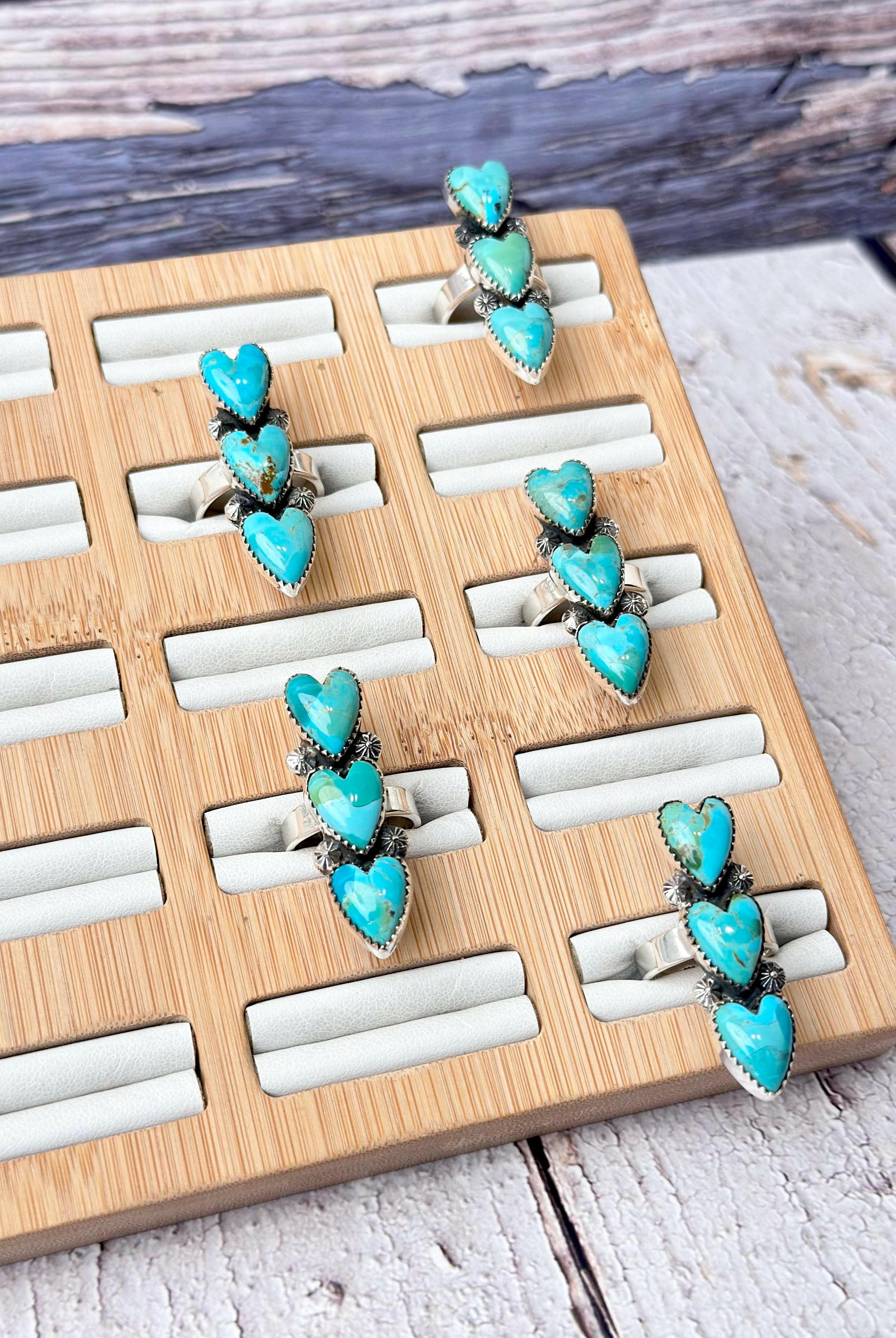 Yours Truly Turquoise Heart Ring MADE TO ORDER-Ring Sizers-Krush Kandy, Women's Online Fashion Boutique Located in Phoenix, Arizona (Scottsdale Area)