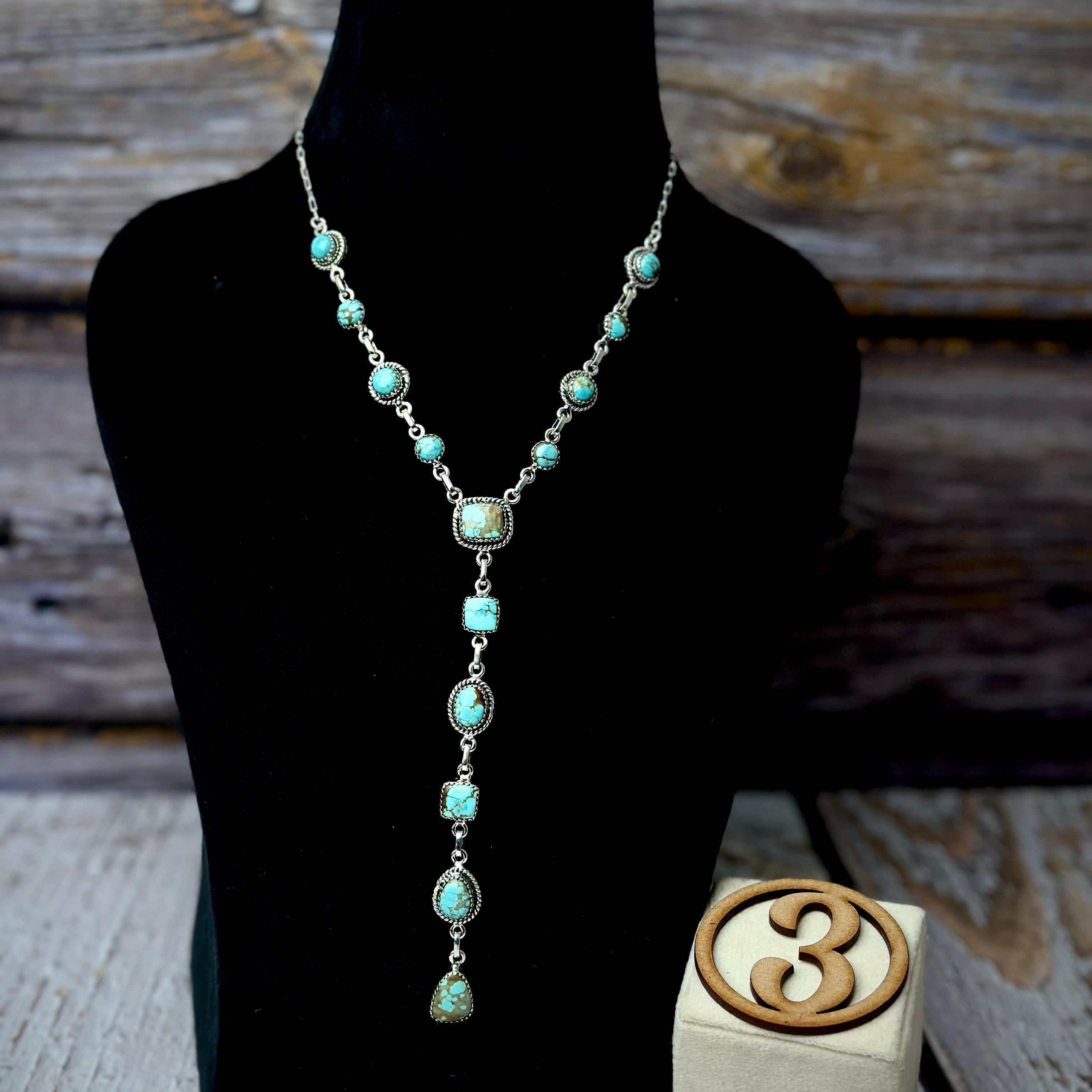 Dreamy Turquoise Stone Drop Necklaces-Necklaces-Krush Kandy, Women's Online Fashion Boutique Located in Phoenix, Arizona (Scottsdale Area)