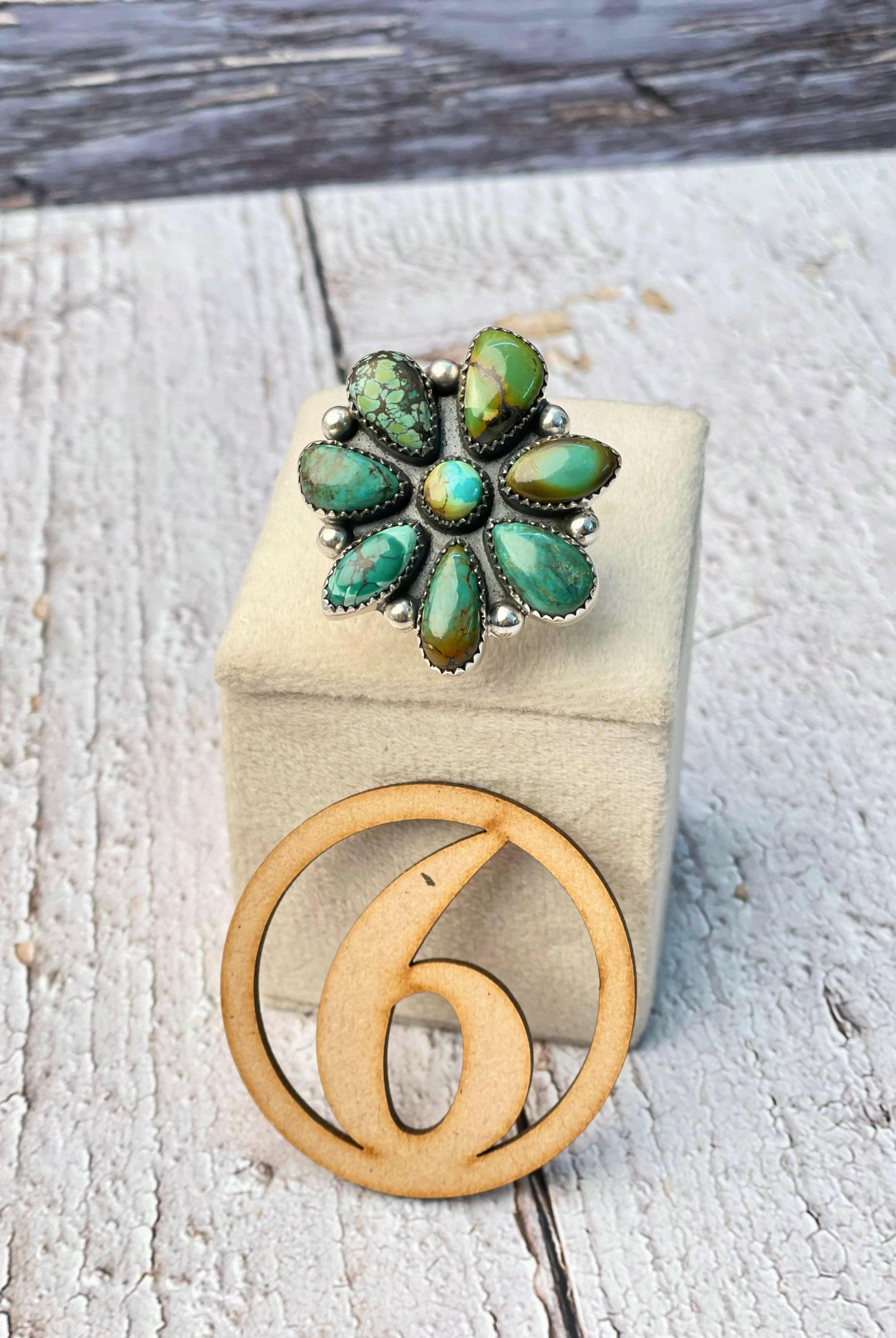 Desert Bloom Hubei Cluster Rings-Ring Sizers-Krush Kandy, Women's Online Fashion Boutique Located in Phoenix, Arizona (Scottsdale Area)