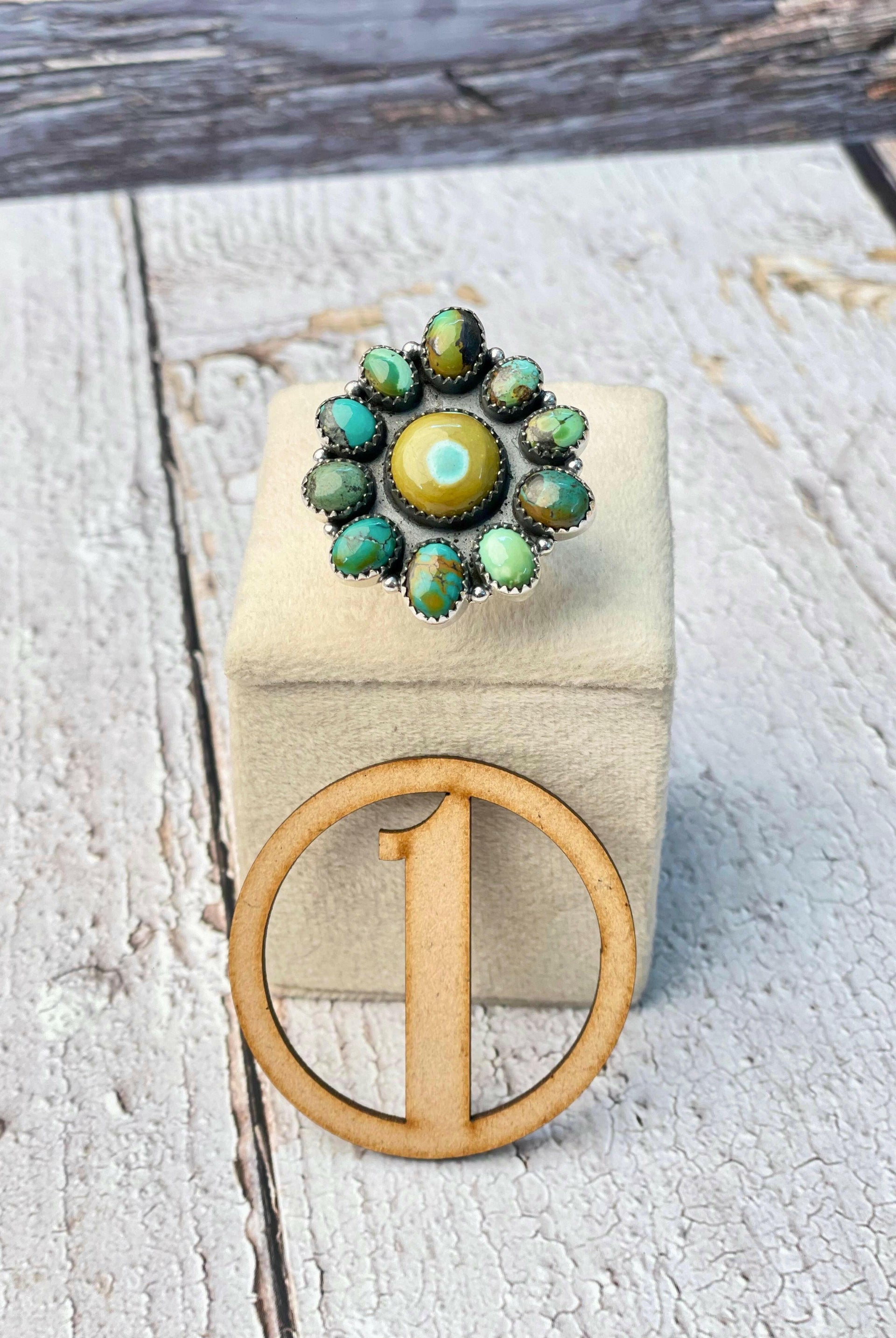 Desert Bloom Hubei Cluster Rings-Ring Sizers-Krush Kandy, Women's Online Fashion Boutique Located in Phoenix, Arizona (Scottsdale Area)