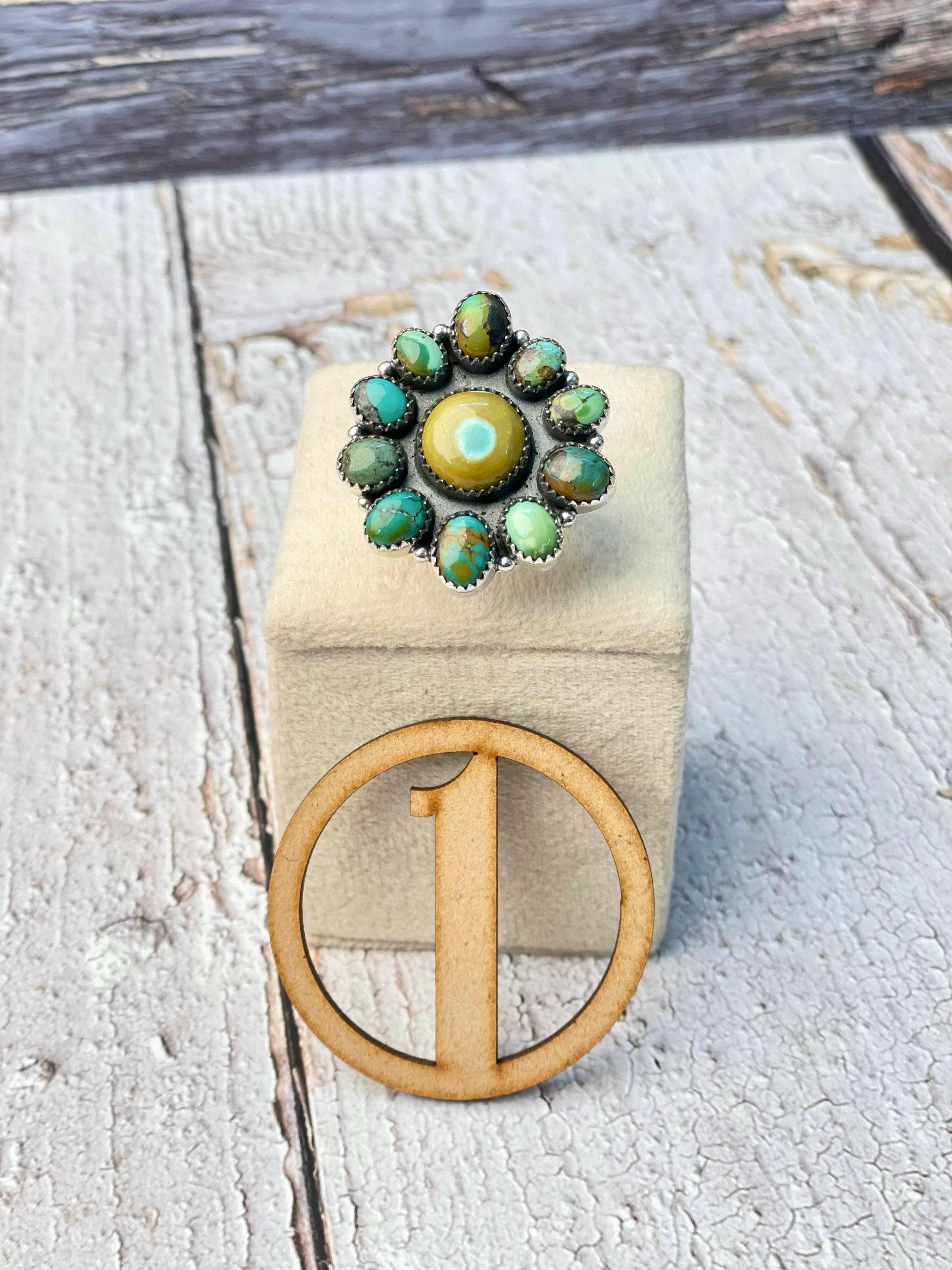 Desert Bloom Hubei Cluster Rings-Ring Sizers-Krush Kandy, Women's Online Fashion Boutique Located in Phoenix, Arizona (Scottsdale Area)
