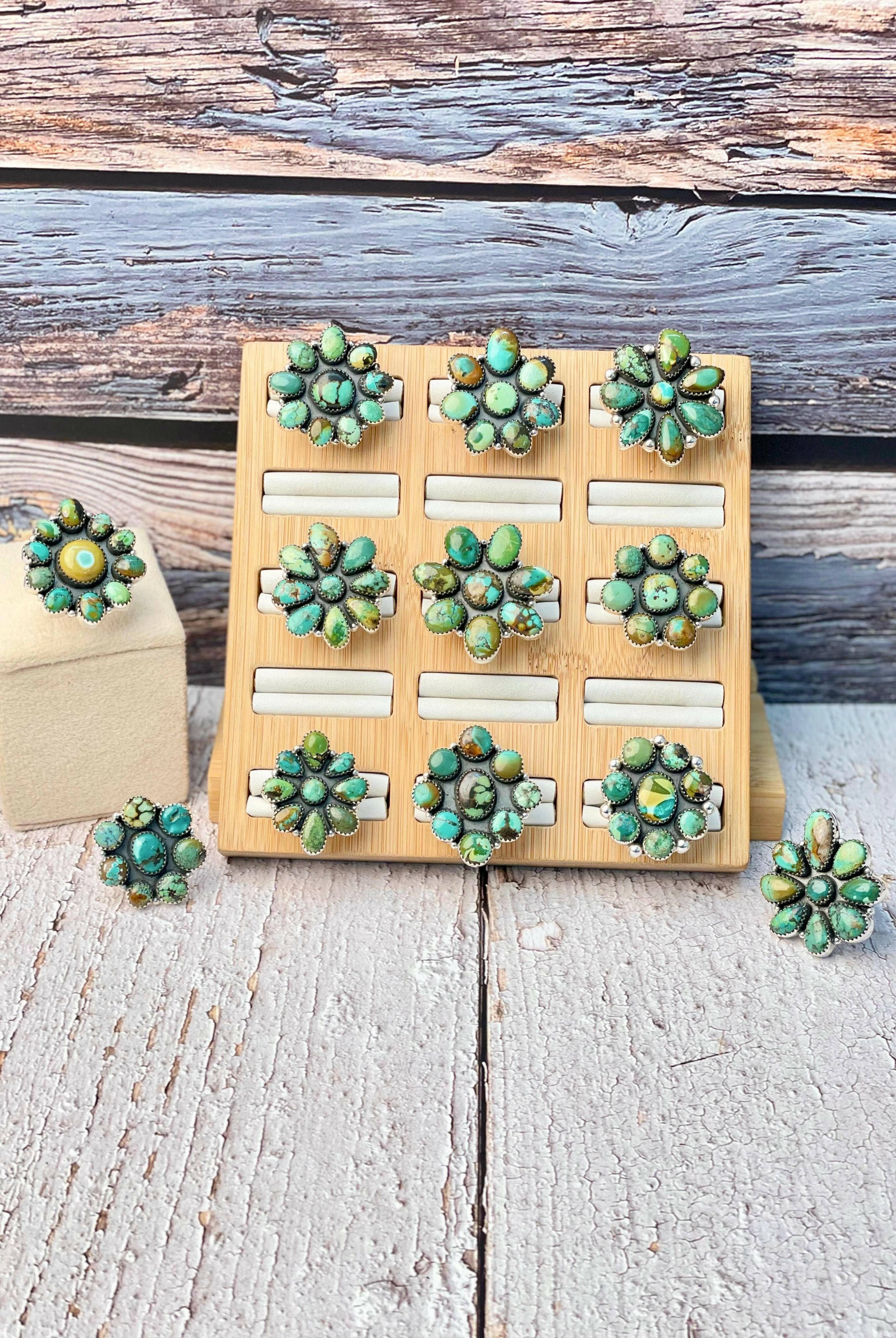 Desert Bloom Hubei Cluster Rings-Ring Sizers-Krush Kandy, Women's Online Fashion Boutique Located in Phoenix, Arizona (Scottsdale Area)