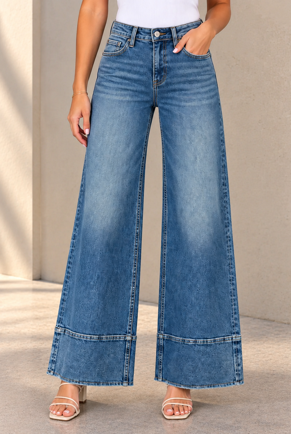 Wide-Leg Denim Fashion Portrait.png