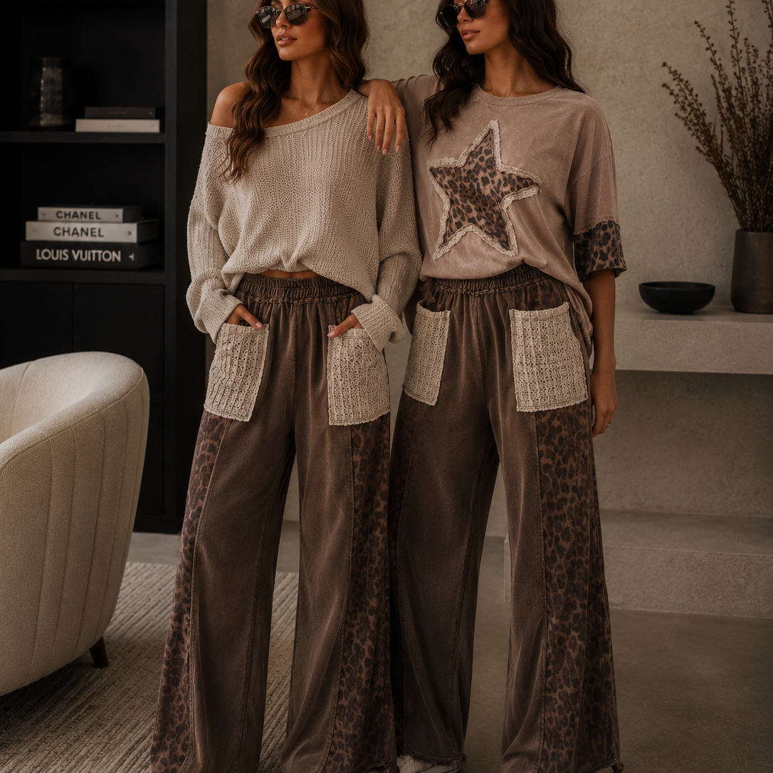 Wild Muse Patchwork Lounge Pants