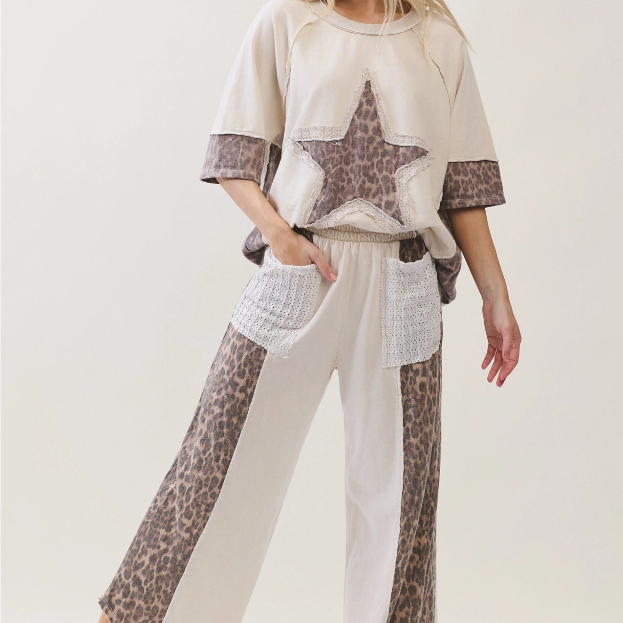 Wild Muse Patchwork Lounge Pants