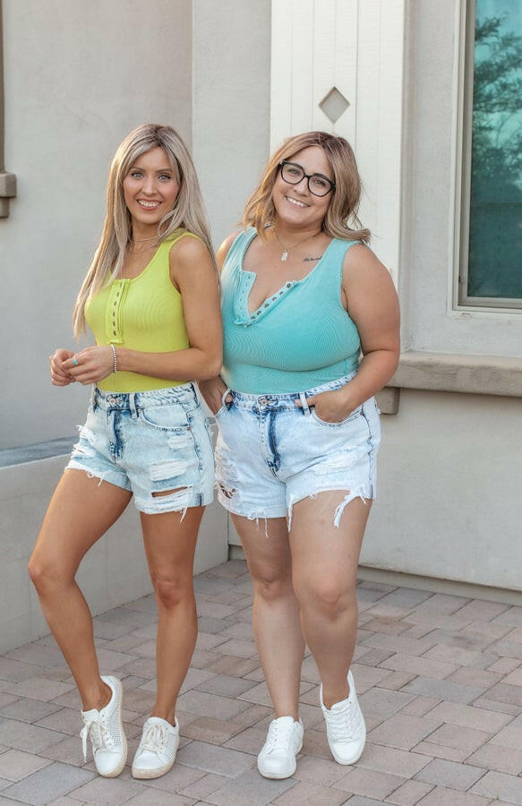 POL Make It Better Button Bodysuit | S-3X, 7 colors!-Bodysuits-Krush Kandy, Women's Online Fashion Boutique Located in Phoenix, Arizona (Scottsdale Area)