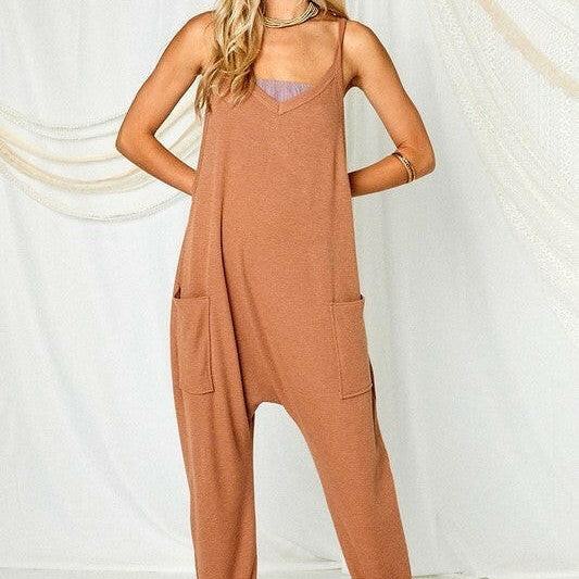 The Tara Pocketed Jumpsuit | S-XL, 4 Colors-Jumpsuits & Rompers-Krush Kandy, Women's Online Fashion Boutique Located in Phoenix, Arizona (Scottsdale Area)
