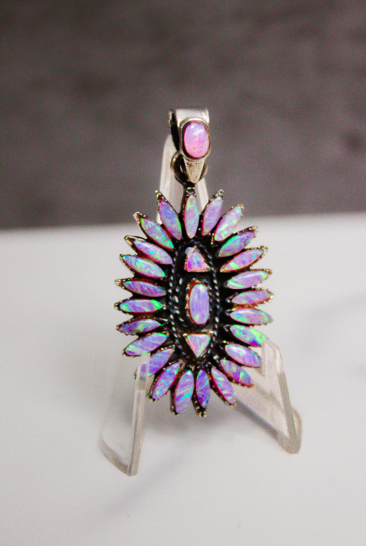 Aurora's Blossom Stone PENDANTS | Krush Exclusive-Charms & Pendants-Krush Kandy, Women's Online Fashion Boutique Located in Phoenix, Arizona (Scottsdale Area)