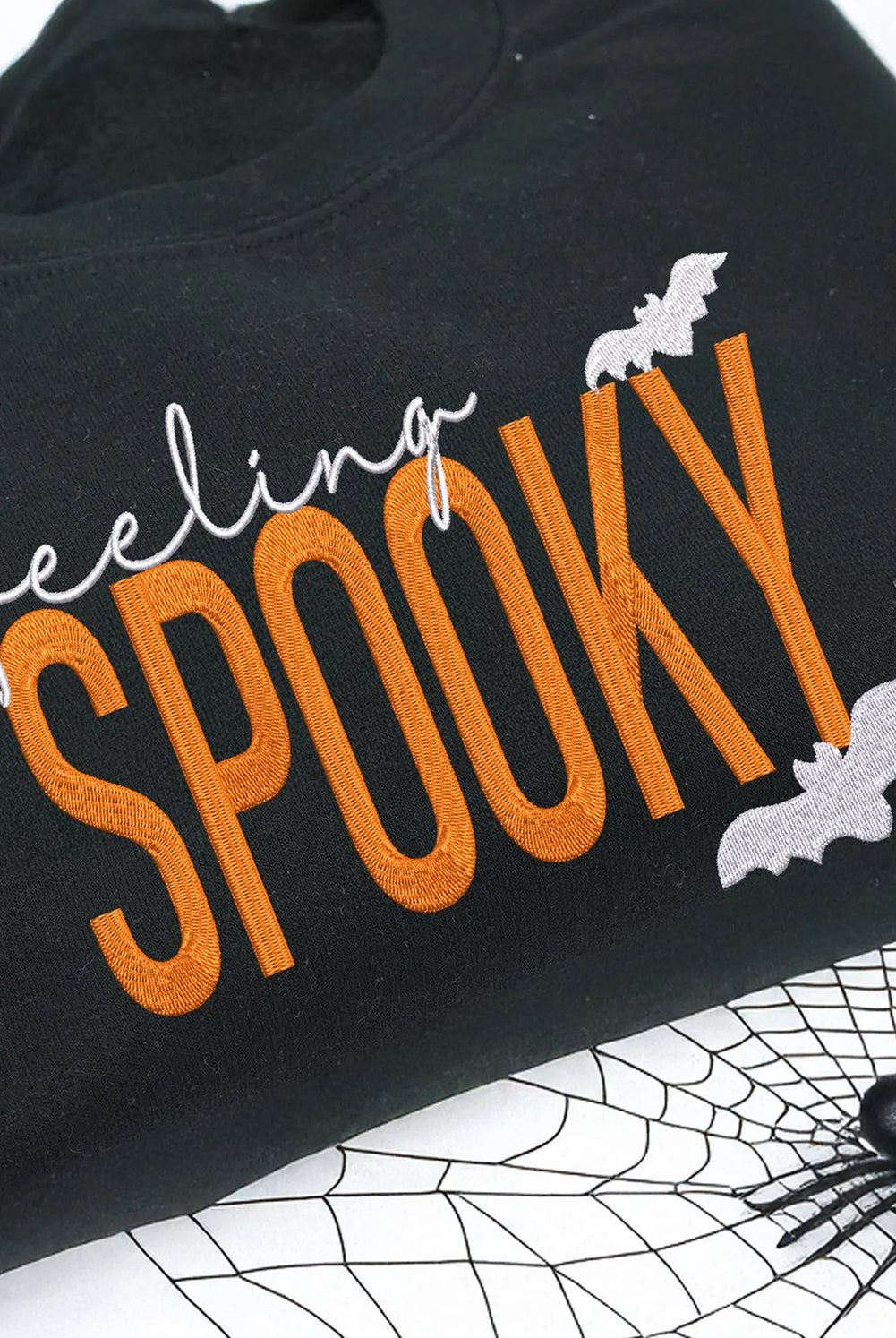 Feeling Spooky Halloween Graphic Sweatshirt-Sweatshirts-Krush Kandy, Women's Online Fashion Boutique Located in Phoenix, Arizona (Scottsdale Area)